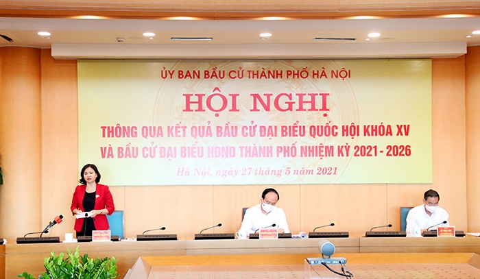 Hà Nội bầu đủ 95 đại biểu HĐND thành phố nhiệm kỳ 2021-2026